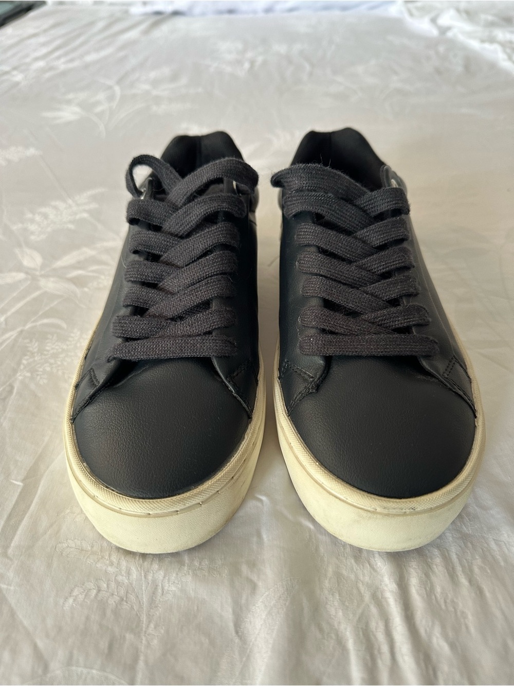 Zara Blue Kids Dress Sneakers with White Sole